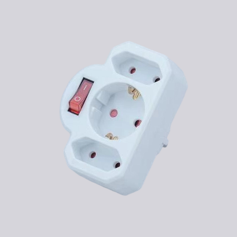 G01-01/2K Gearmáinis cineál a haon breiseán cruinn, dhá phlocóid árasán, le adapter lasc