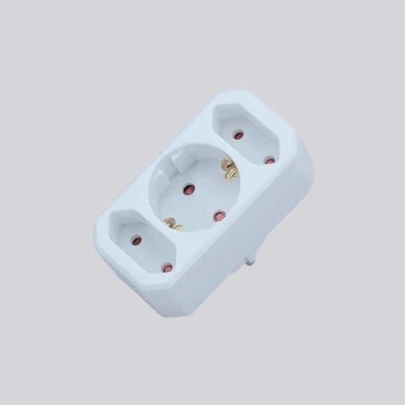G01-01/2 Gearmáinis cineál breiseán bhabhta a haon agus dhá adapter plocóidí cothrom